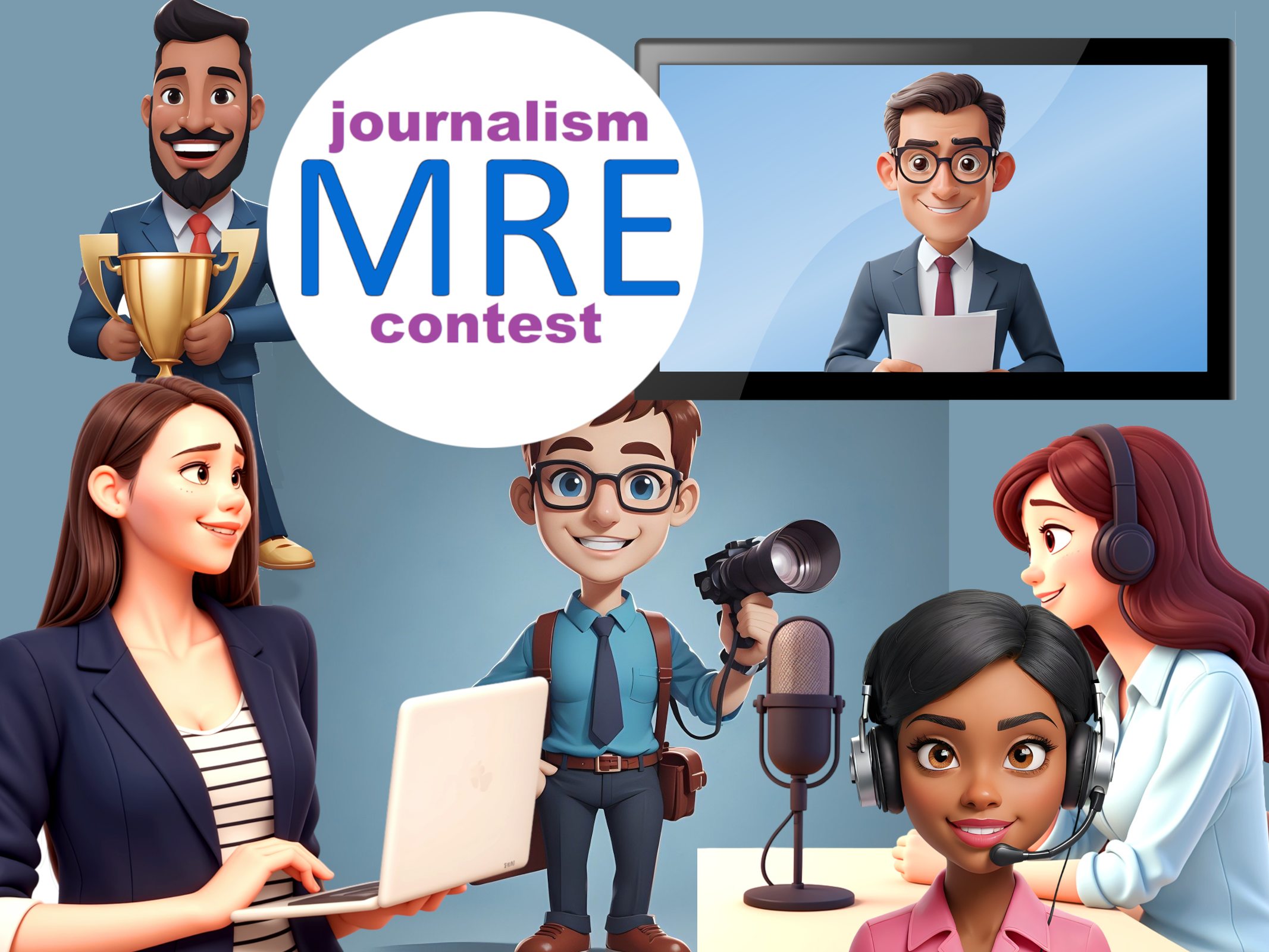 MRE journalism contest reporter, editor, podcaster, photographer, broadcaster, radio host